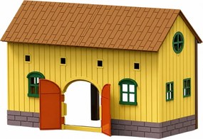 LEAN Toys Súprava „Farma, chov, traktor, prekážková dráha, skokanské prekážky, kone, figúrky“ – 72 dielov
