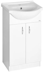 Aqualine Aqualine, SIMPLEX ECO 50 umývadlová skrinka s umývadlom 47x83,5x29cm, SIME500