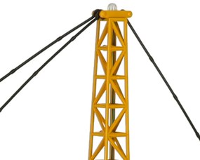 KIK Diaľkovo ovládaný stavebný žeriav RC s hákom, 128 cm