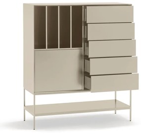 Krémová skrinka 120x140x45 cm Platt – Teulat