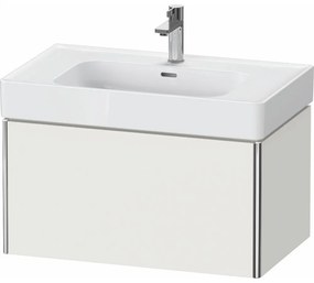 DURAVIT XSquare závesná skrinka pod umývadlo, 1 zásuvka, 784 x 470 x 397 mm, nordická biela matná lakovaná, XS4279039390000
