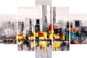 Obraz - Maľba veľkomesta (150x105 cm)