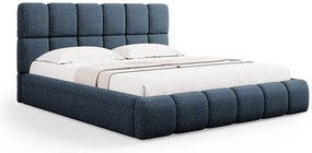 Micadoni Bellis moderná posteľ - Modrá, Ženilka, 200 cm