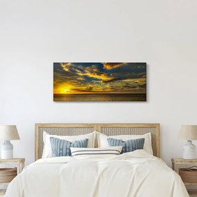Západ slnka na mori (120x50 cm)