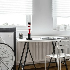 Rabalux 76028 dekoratívna lávová stolná LED lampa Lavastic, červená