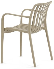 Autronic - Židle jídelní, stohovatelná, cappucino plast - CT-X7029 CAP AKCE