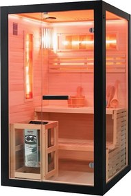 BPS-koupelny Fínska sauna Relax HYD-6717 120x120, 2 osoby