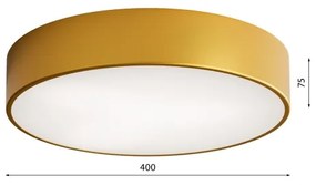 LED Stropné svietidlo CLEO LED/43W/230V 3000K pr. 40 cm zlatá