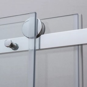 Posuvné sprchové dvere OBZD2 Černý elox 140 cm