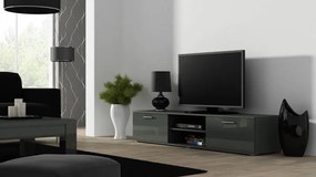 Televízny stolík Cama SOHO 180 S3 sivý mat/sivý lesk