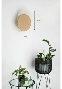Brilagi - Nástenné svietidlo CIRCLES 1xE27/15W/230V 45x45 cm béžová/krémová
