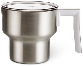 Indukčný napeňovač mlieka, krémovobiely