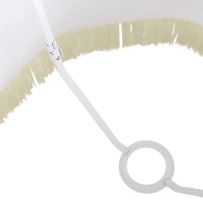 Hodvábny tienidlo krémové 45 cm - Granny