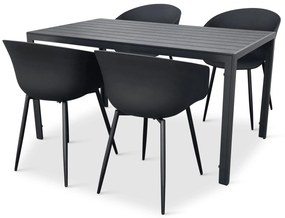 Záhradný jedálenský set Viking L + 4x židle Rikke