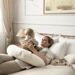 Vankúš croissant vanilka 55cm