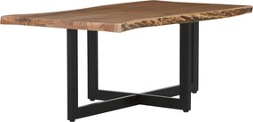 XXXLutz KONFERENČNÝ STOLÍK, čierna, farba akácie, drevo, kov, 115/65/45 cm Landscape - Stolíky do obývačky - 001630017802