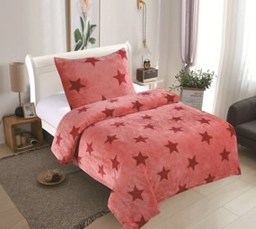 Obliečky z mikroplyšu Stars: Štandardný set jednolôžko obsahuje 1x 140x200 + 1x 70x90
