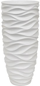 Luxe Lite Glossy Sea Partner biely kvetináč 35x75 cm