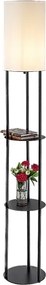Rabalux 74106 - Stojacia lampa BRONN 1xE27/40W/230V čierna