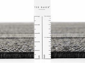 Ted Baker, Kusový koberec Ted Baker Haringey 106381 Black White, 120x170, čiernobiela, chodba / predsieň