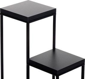 STOJAN NA KVETINÁČ KASKADA 70X40X40 CM ČIERNA