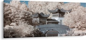 Obraz - Rozkvitnuté stromy v Ázii (120x50 cm)