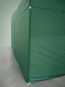 Rozkladací stan 5x5m - hliníkový hexagon profi, Zelená