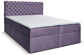 Manželská posteľ Boxspring 140 cm Orimis (fialová). Vlastná spoľahlivá doprava až k Vám domov. 1033224
