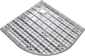 Besco Štvrťkruhová sprchová vanička z SMC kompozitu VEXO MARBLE HR 90x90 BESCO-Rozmery: 90x90