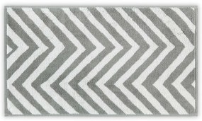 Bielo-sivý bavlnený uterák 33x33 cm Chevron – Foutastic