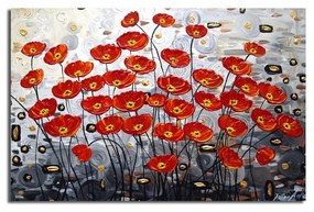 Obraz Poppy 45x70 cm červený