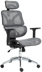 Design-Shop Kancelárska stolička Deshler - Sivá