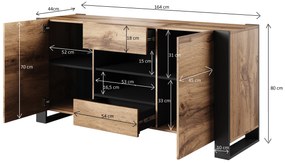Cama Komoda Woods
