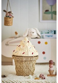 Detský kôš na hračky z morskej trávy v prírodnej farbe ø 28x41 cm Cillie – Bloomingville Mini