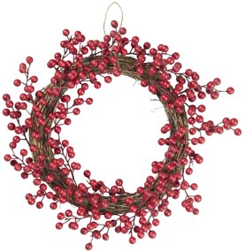 IB LAURSEN Vianočný veniec Red Berries 35 cm