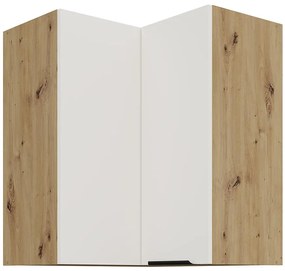 Kuchynská skrinka Aria-Wh/Ar Anti Fingerprint 60x60 Gn-72 2f (90°)