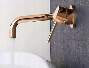 Rea Lungo, podomietková umývadlová batéria, iBox, ružové-zlato, REA-B8548