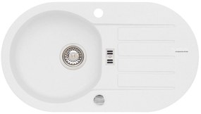 ALVEUS CZ NIAGARA 40 G-11 bílá (780x435mm)+ pop- up sifon F