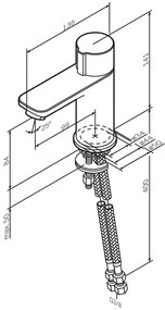 Umývadlová batéria AM.PM X-Joy FXT02500 TouchReel, chróm