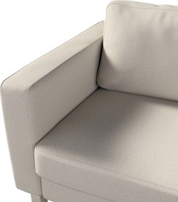 Poťah na sedačku Karlstad (nerozkladací, 3-miestny, krátky) farba produktu sivá látka zapletaná