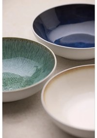 Biela/zelená miska z kameniny 900 ml Gastro White/Green – Bitz