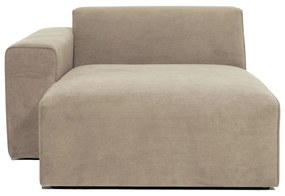 Béžový menčestrový modul pohovky (ľavý roh) Sting - Scandic