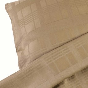 SATÉNOVÉ OBLIEČKY MARSELA EXCLUSIVE 160X200 CM, 2KS 70X80 CM SVETLOHNEDÉ