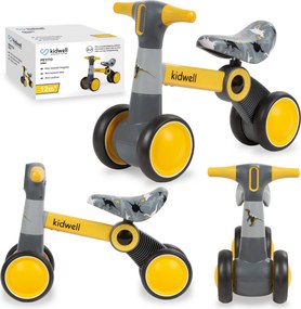 Mini balančný bicykel PETITO Dino 2v1 – ľahké vozítko pre deti od 1 roka, Kidwell
