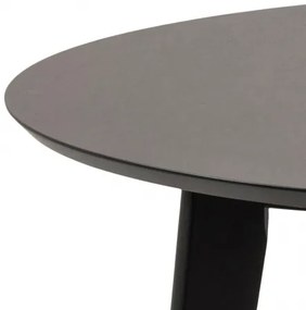 ROXBY ROUND 105 jedálenský stôl Čierna