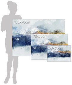 Plátno maľba Golden Mountains