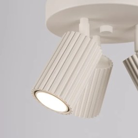 Sollux SL.1601 - Bodové svietidlo KARBON 3xGU10/10W/230V krémová