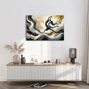 Obraz tanec v oblakoch elegancie
