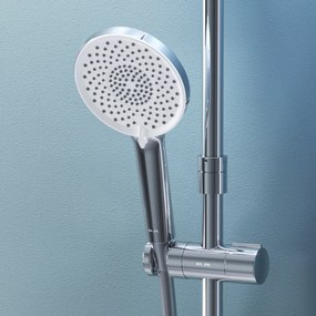 Sprchový systém AM.PM X-Joy F07XA400 s termostatickou sprchovou batériou, chróm