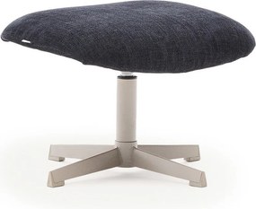 Tmavomodrá ženilková podnožka Teryl – Kave Home